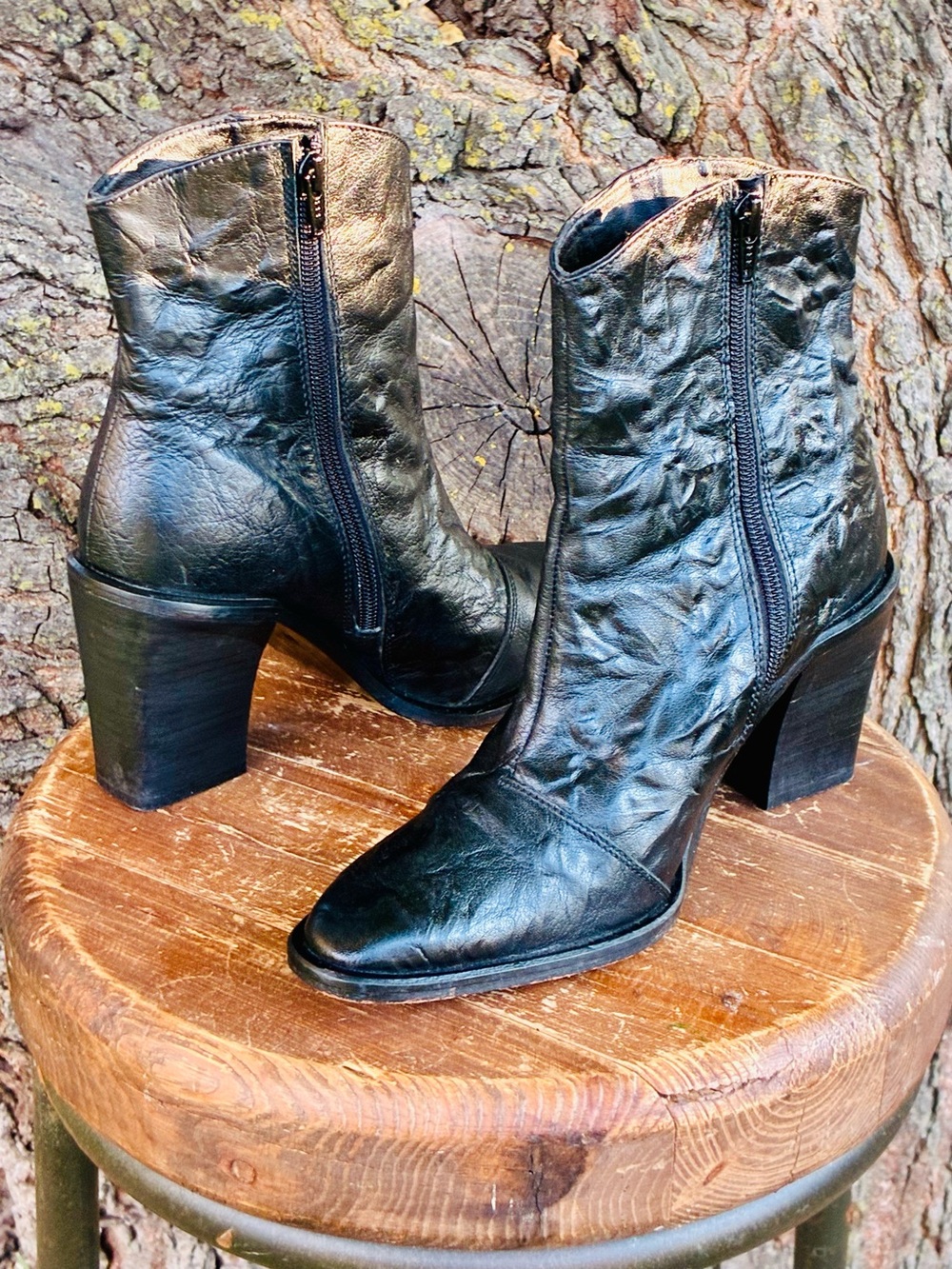 Free People Barclay Black Western Boots sz 7